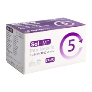 Sol-M™ Pen Needles (31G x 5mm)